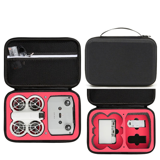 For DJI Neo Fly More Combo Carrying Case Handbag Protective Box(Black + Red Inner) by bashfashion