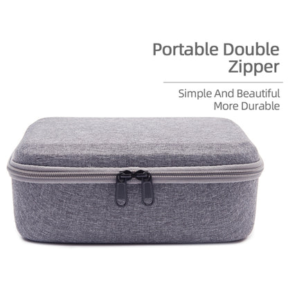 For DJI Neo Fly More Combo Carrying Case Handbag Protective Box(Gray + Red Inner) by bashfashion