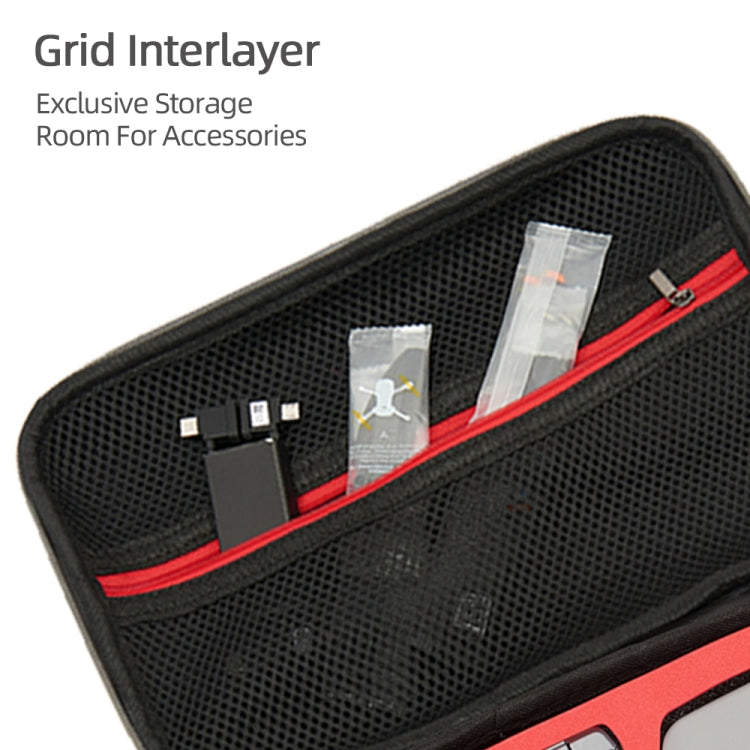 For DJI Neo Fly More Combo Carrying Case Handbag Protective Box(Gray + Black Inner) by bashfashion