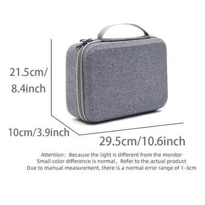 For DJI Neo Fly More Combo Carrying Case Handbag Protective Box(Gray + Red Inner) by bashfashion