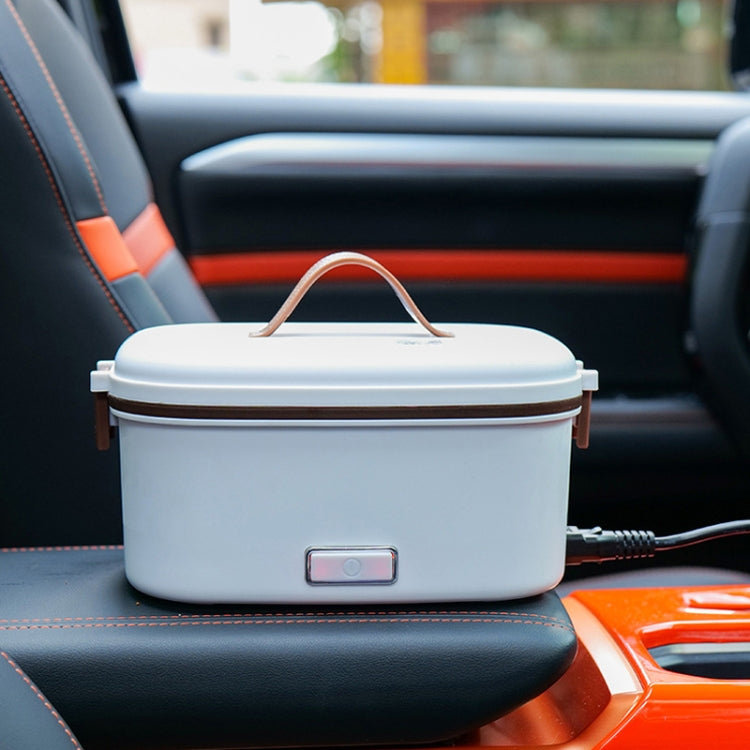 A12 12V Dual Voltage For Car Home Use Electric Lunch Box Stainless Steel Lining Plug-in Heating Bento Box(US Plug) by bashfashion