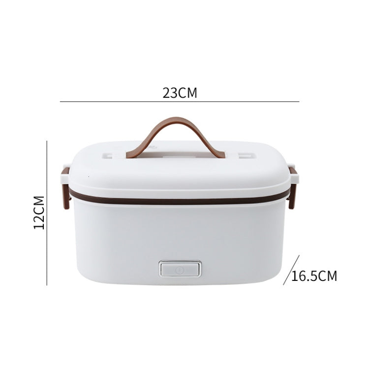A08 Single Voltage Electric Lunch Box Stainless Steel Lining Plug-in Heating Bento Box(EU Plug) by bashfashion