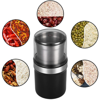 Single Cup Cross Knife Small Electric Grinder Coffee Bean Grains Fine Grinding Powder Machine UK Plug by bashfashion