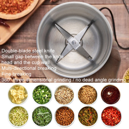 Single Cup Cross Knife Small Electric Grinder Coffee Bean Grains Fine Grinding Powder Machine UK Plug by bashfashion