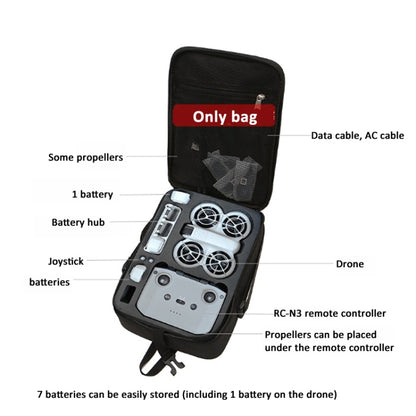 For DJI Neo Fly More Combo BKANO Storage Bag Portable Shoulder Bag With 2 Front Pockets by BKANO