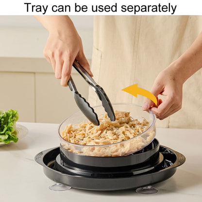 Bottom Suction Cup Multi-Functional Chicken Breast Salad Shredder Manual Meat Grinder(Orange) by bashfashion