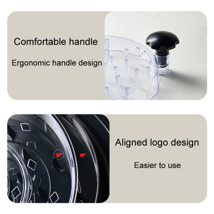 Bottom Suction Cup Multi-Functional Chicken Breast Salad Shredder Manual Meat Grinder(Orange) by bashfashion