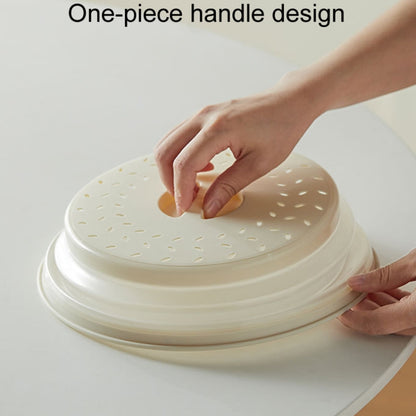 Kitchen Foldable Microwave Oven Splash Guard Household Multifunctional Food Preservation Cover, Style: Small White by bashfashion