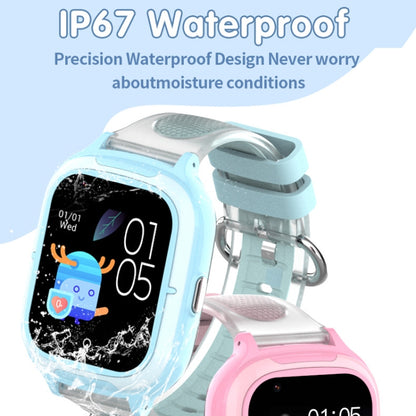 4G Kids Smart Phone Positioning Watch IP67 Waterproof / Video / Voice Calling(Black) by bashfashion