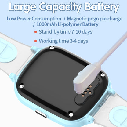 4G Kids Smart Phone Positioning Watch IP67 Waterproof / Video / Voice Calling(Black) by bashfashion