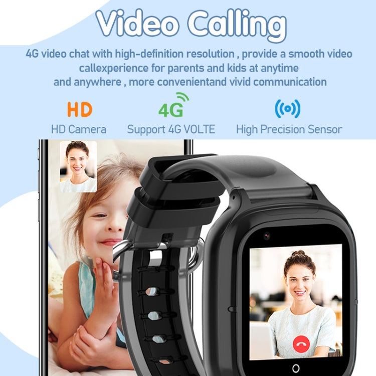 4G Kids Smart Phone Positioning Watch IP67 Waterproof / Video / Voice Calling(Pink) by bashfashion
