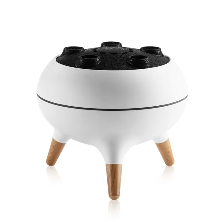 Dynamic Multi-Spray Aromatherapy Diffuser With Colorful Lights Remote Control Humidifier UK Plug(V80 Spit Circle Upgrade Model) by bashfashion