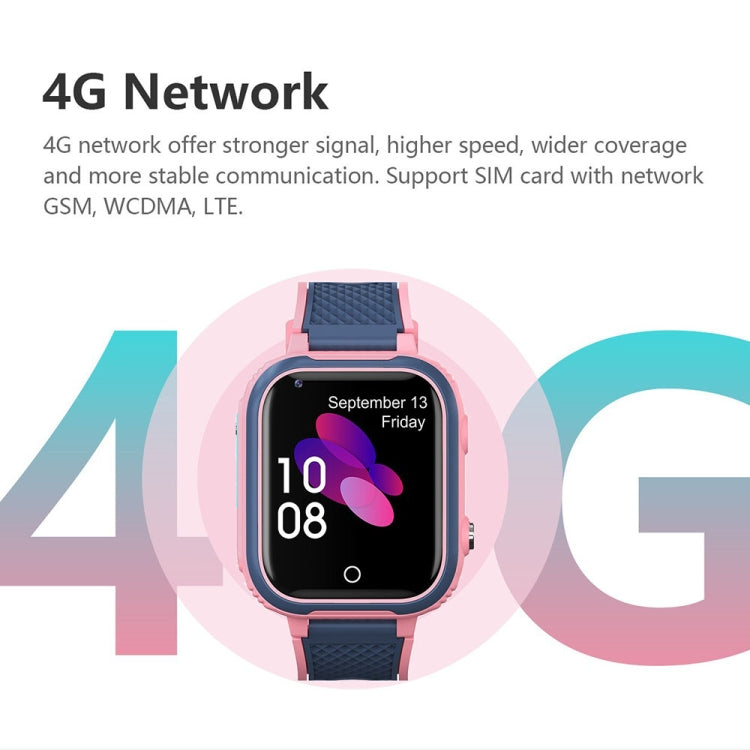 LT21 1.4-Inch 4G Global Full Network IP67 Waterproof WIFI Children Smart Watch(Blue) by bashfashion