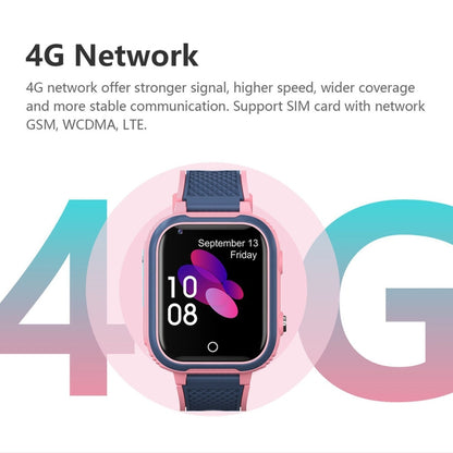 LT21 1.4-Inch 4G Global Full Network IP67 Waterproof WIFI Children Smart Watch(Blue) by bashfashion