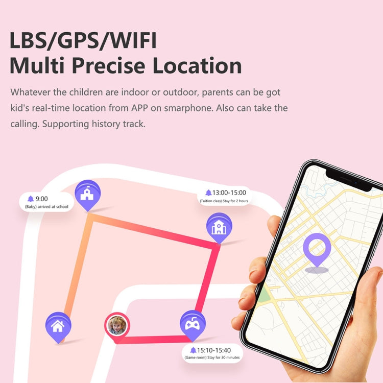 LT21 1.4-Inch 4G Global Full Network IP67 Waterproof WIFI Children Smart Watch(Blue) by bashfashion