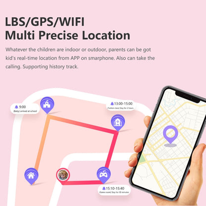 LT21 1.4-Inch 4G Global Full Network IP67 Waterproof WIFI Children Smart Watch(Blue) by bashfashion