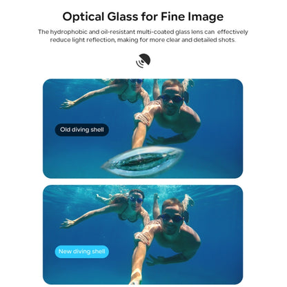 For Insta360 X4 aMagisn 50m Depth Waterproof Protective Case Quick Release Invisible Diving Cover by aMagisn