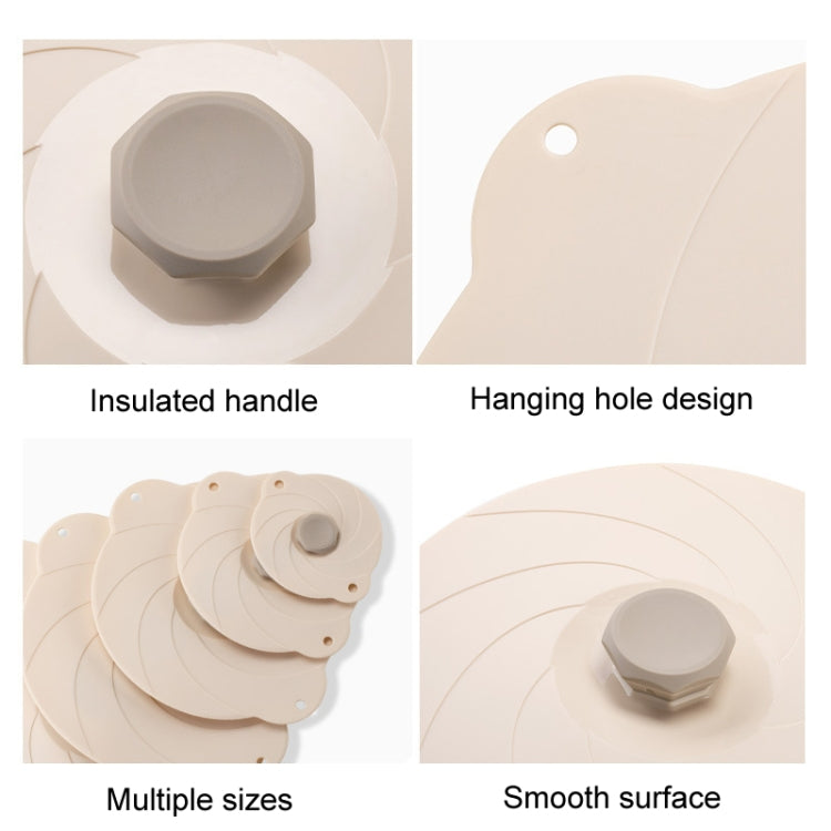 9 inch Household Vacuum Self-Priming Sealed Silicone Freshness Lid Kitchen Rice Cover by bashfashion