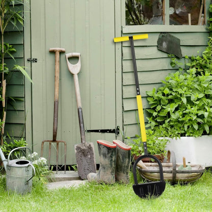 Outdoor Patio Manual Edging Shovel Household Gardening Lawn Edging Tool, Style: Saw Tooth Edge by bashfashion