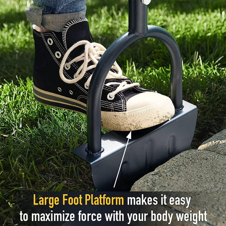 Outdoor Patio Manual Edging Shovel Household Gardening Lawn Edging Tool, Style: Saw Tooth Edge by bashfashion