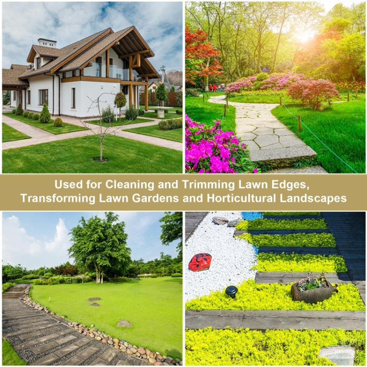 Outdoor Patio Manual Edging Shovel Household Gardening Lawn Edging Tool, Style: Saw Tooth Edge by bashfashion