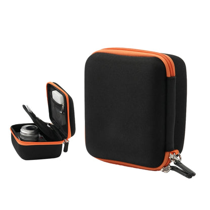 Cwatcun D156 Large Portable Storage Bag Small Microslice Hard Shell Camera Bag(Black) by Cwatcun