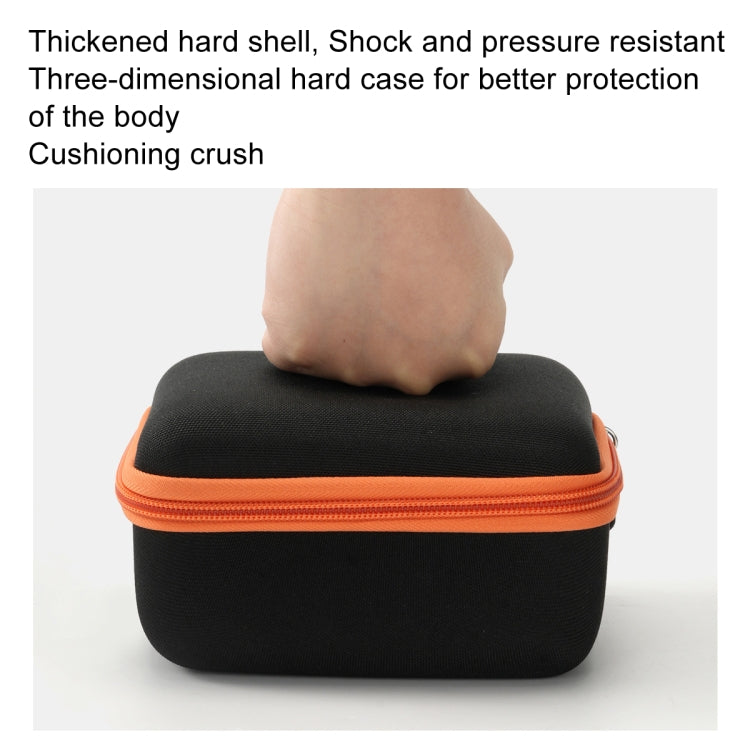 Cwatcun D156 Large Portable Storage Bag Small Microslice Hard Shell Camera Bag(Black) by Cwatcun