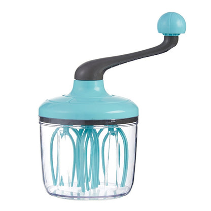 Home Baking Cream Whipper Kitchen Semi-Automatic Hand Egg Whisk Mixing Stick(Green) by bashfashion