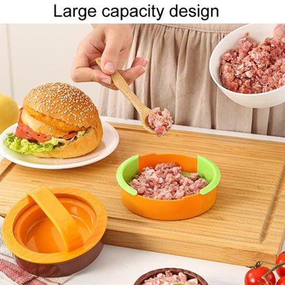 Round Burger Making Tools Kitchen Combo Meat Press Kit(Burger Color) by bashfashion