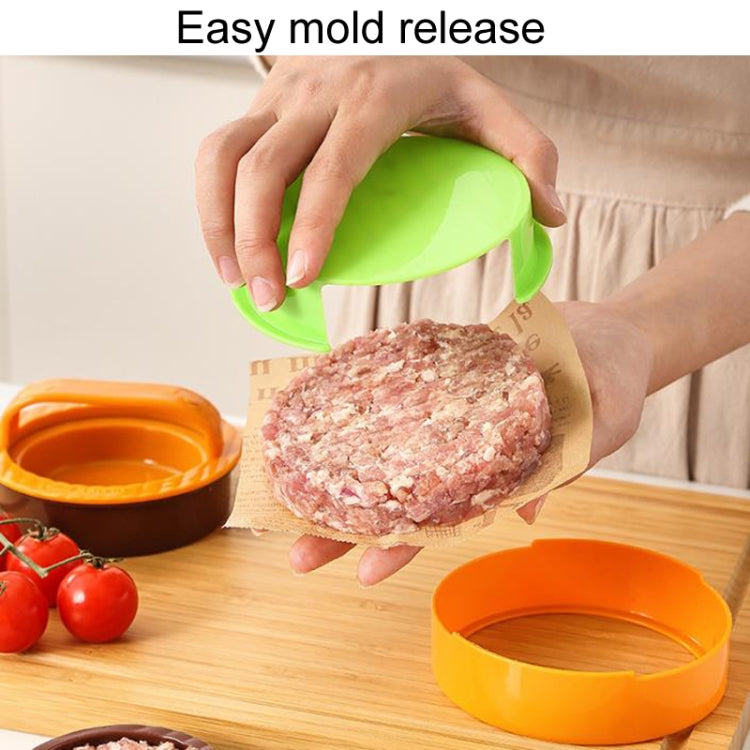 Round Burger Making Tools Kitchen Combo Meat Press Kit(White) by bashfashion