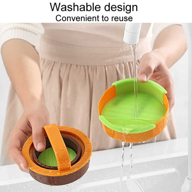 Round Burger Making Tools Kitchen Combo Meat Press Kit(White) by bashfashion