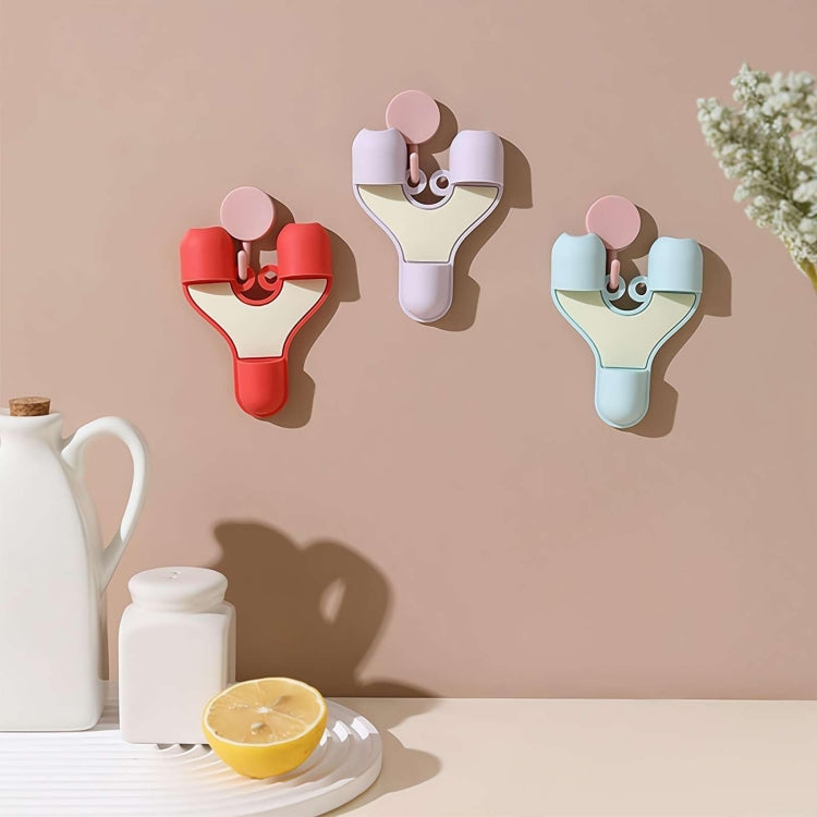 2pcs /Pack Silicone 3-Finger Anti-Scalding Clip Heat Resistant Gloves Bowl Dish Lifter(Purple) by bashfashion