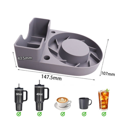 For Stanley 40oz/30oz Tumbler Drain Rack With Lid & Straw Holder(Black) by bashfashion