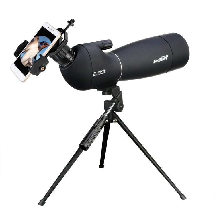 SVBONY SV28 25-75x70 IP65 Waterproof Bird Scope, Style: Normal 21mm Eyepiece by SVBONY