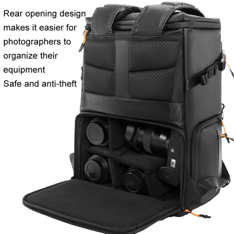 Cwatcun D141 Shoulder Drone Bag Large Capacity Multifunctional Waterproof Photography SLR Camera Bag(Black Extra Large) by Cwatcun