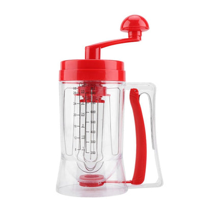 Hand-Operated Batter Dispenser Kitchen Baking Liquid Dividing Tool(Red) by bashfashion