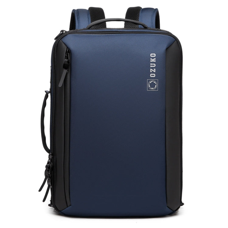 Ozuko Business Laptop USB Backpack Men Schoolbag(Dark Blue) by ozuko