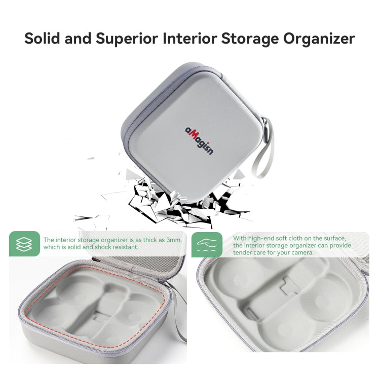 For DJI Neo aMagisn Standard Storage Bag Carrying Case(White) by aMagisn