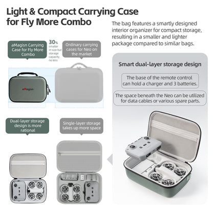 For DJI NEO Fly More Combo aMagisn Handbag Shoulder Bag(Green) by aMagisn