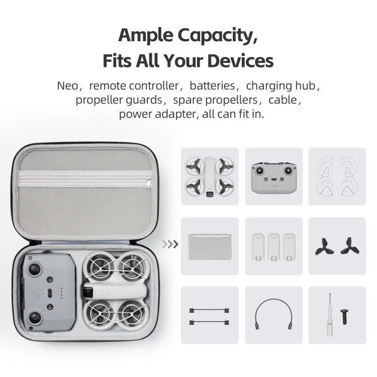 For DJI NEO Fly More Combo aMagisn Handbag Shoulder Bag(Black) by aMagisn