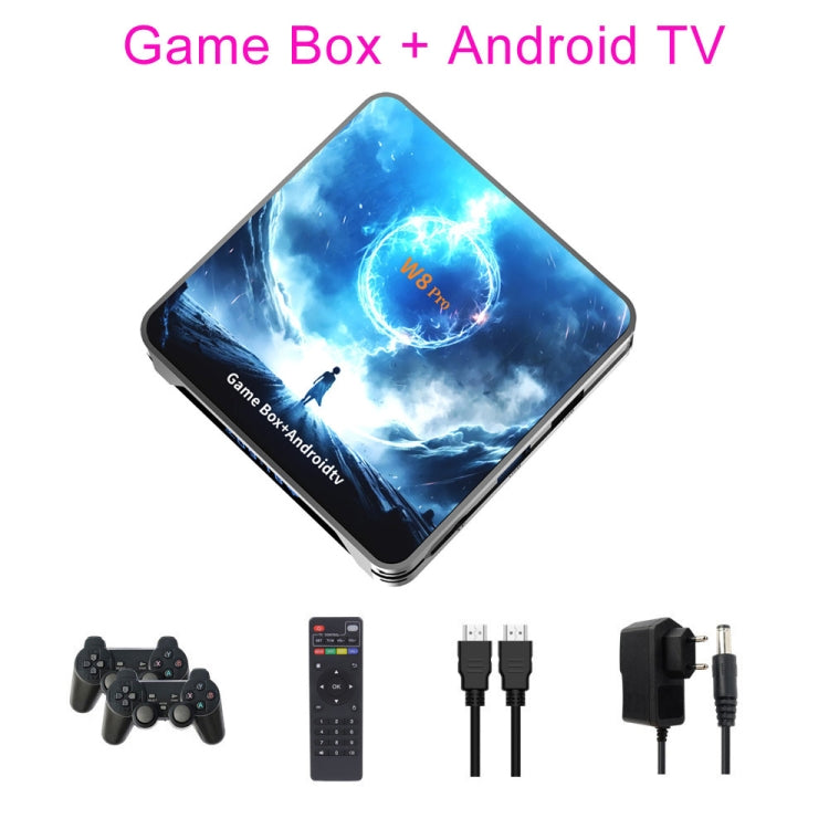 W8PRO 64G Dual System HD Wireless Joystick Retro Gaming Console With 36000+ Games AU Plug by bashfashion