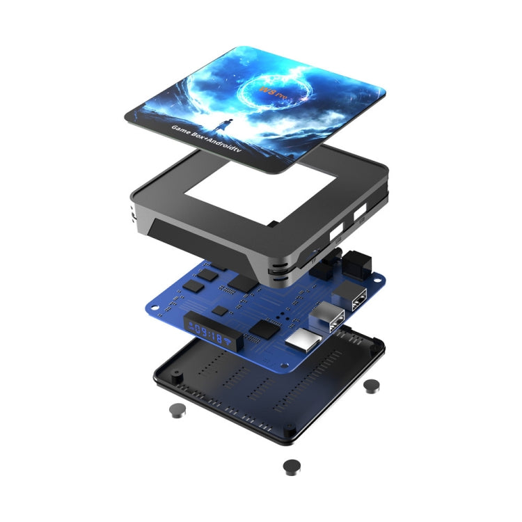 W8PRO 64G Dual System HD Wireless Joystick Retro Gaming Console With 36000+ Games AU Plug by bashfashion