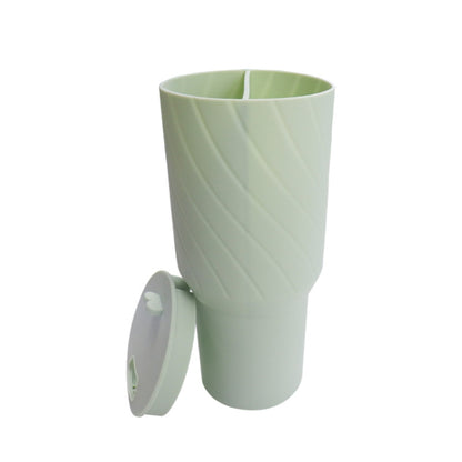 For Stanley Cup 2-divided Silicone Liner Compartment Cup, Size: 40oz(Green) by bashfashion