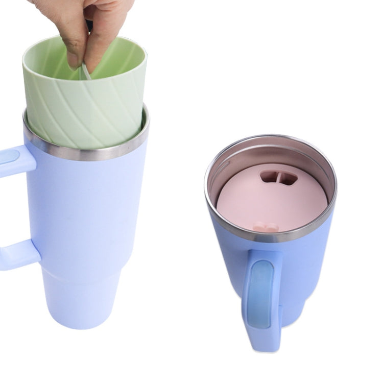 For Stanley Cup 2-divided Silicone Liner Compartment Cup, Size: 40oz(Pink) by bashfashion