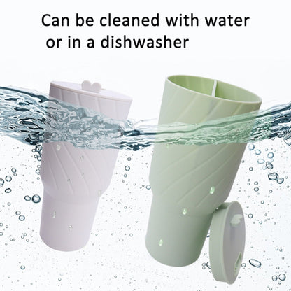 For Stanley Cup 2-divided Silicone Liner Compartment Cup, Size: 40oz(Beige) by bashfashion