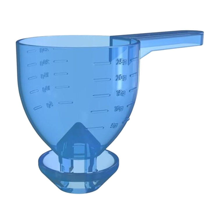 Convenient Measuring Scoop Overflow-proof Funnel Multifunctional Water Bottle Scoop(Blue) by bashfashion