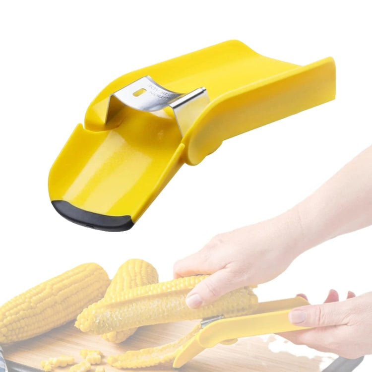 Fast Corn Cob Seperater Kitchen Gadgets Planer Knife(Yellow) by bashfashion