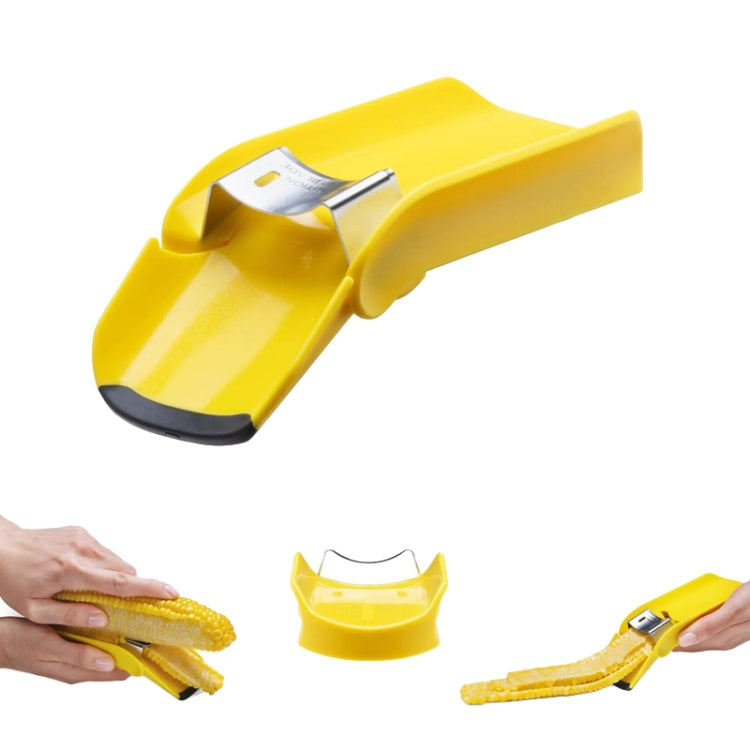 Fast Corn Cob Seperater Kitchen Gadgets Planer Knife(Yellow) by bashfashion