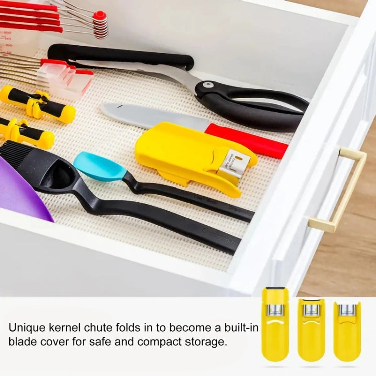 Fast Corn Cob Seperater Kitchen Gadgets Planer Knife(Yellow) by bashfashion