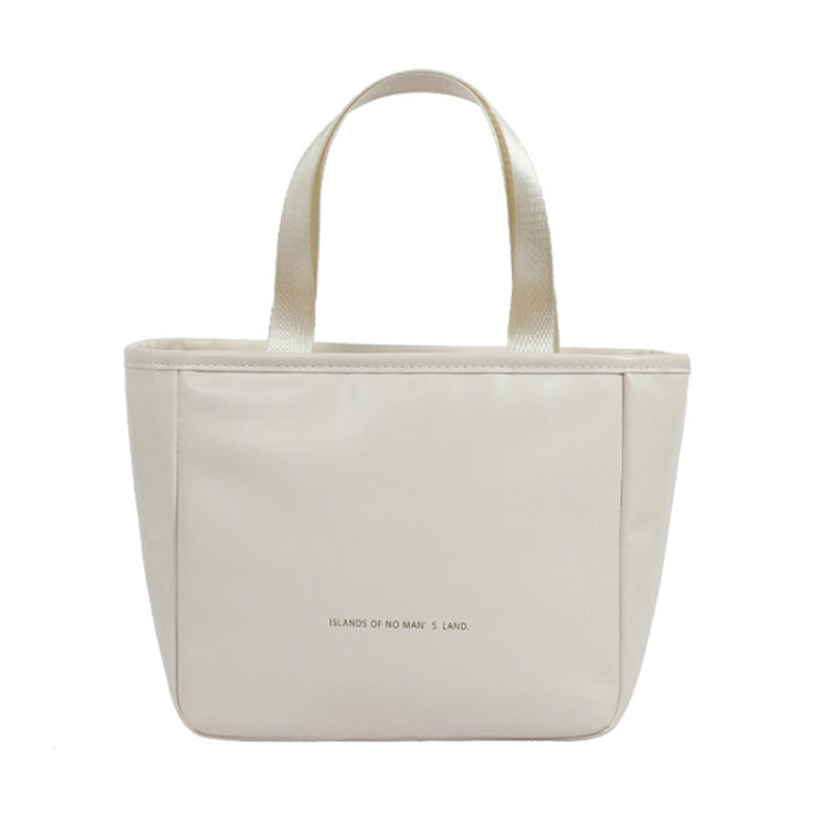 Women Tote Lunch Bag Portable Outdoor Picnic Bento Lunchbox Food Cooler Thermal Bag(White) by bashfashion